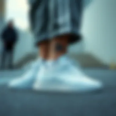 Timeless Style: adidas White Sneakers Classic white adidas sneakers styled with athletic wear