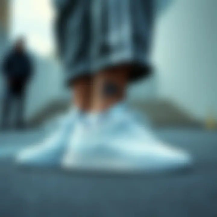 Timeless Style: adidas White Sneakers Classic white adidas sneakers styled with athletic wear