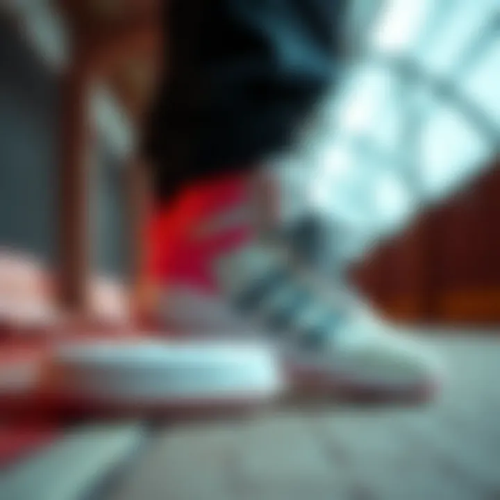 Stylish Adidas boots embrace a sporty aesthetic