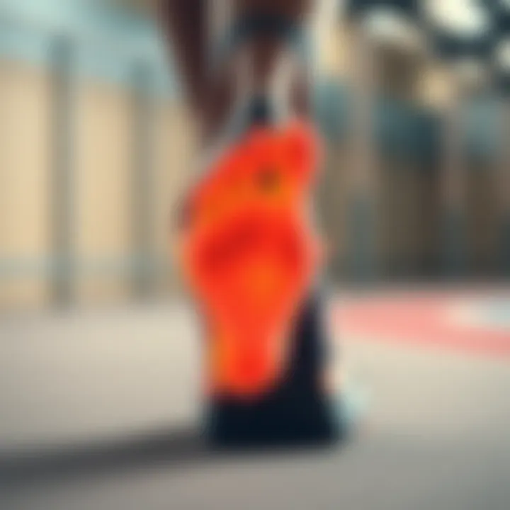 Graphic showing the biomechanical effects of foot pronation.