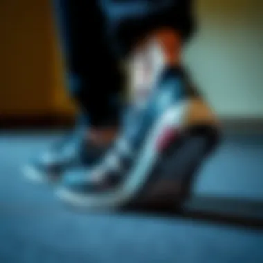 Visual guide for selecting proper footwear for foot pronation.