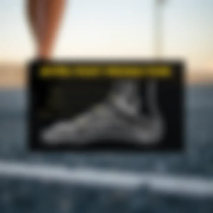 Diagram illustrating different types of foot pronation.