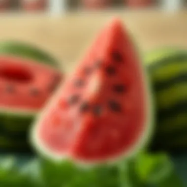 Optimal consumption of watermelon in diets