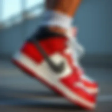 Distinctive design elements of Dunk footwear