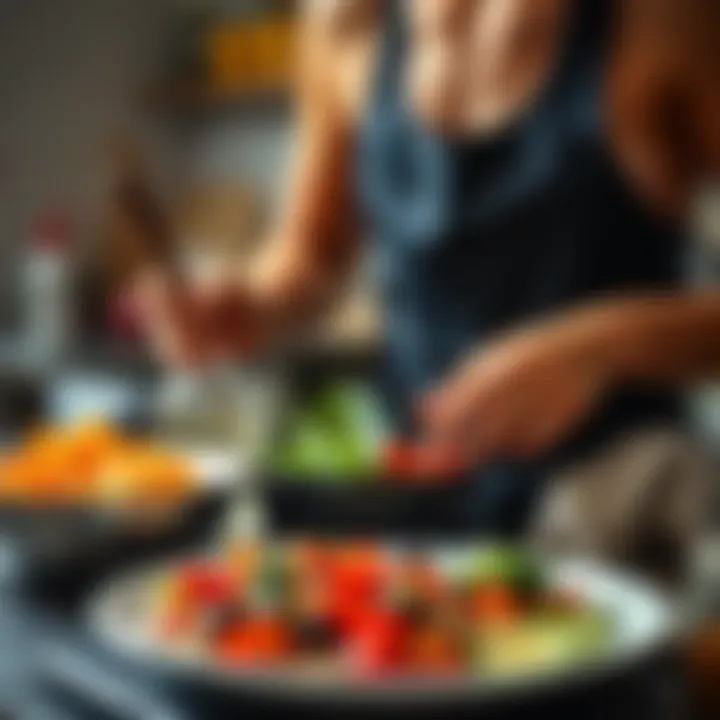 Healthy meal preparation for weight gain