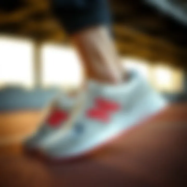 Stylish Attire with New Balance Tennis Shoes Fashionable New Balance tennis shoes styled with sporty attire