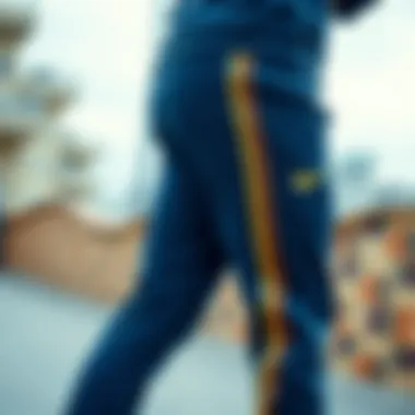 Ergonomic design of Fenerbahçe tracksuit bottoms