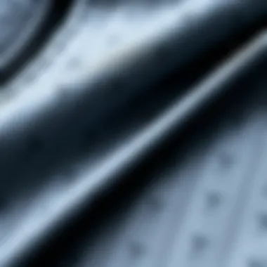 Close-up of the fabric texture of a Jordan Polar garment, showcasing its quality and craftsmanship.