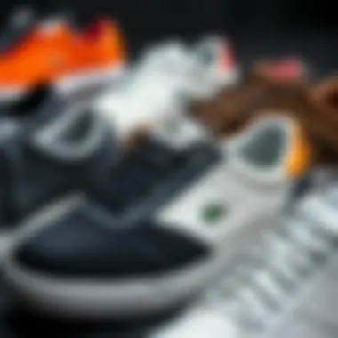 Collection of Lacoste sneakers showcasing variety