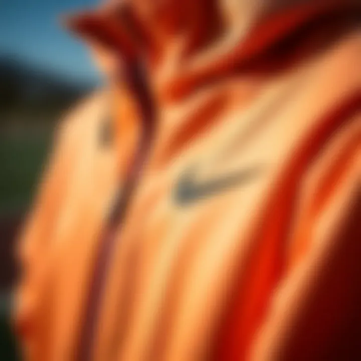 Quality Matters: Fabric Insights of Nike Tracksuits Quality fabric of Nike children's tracksuit up close