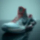 Stylish design showcasing the Nike LeBron XIX from various angles.