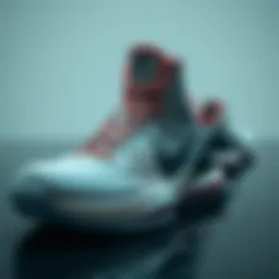 Stylish design showcasing the Nike LeBron XIX from various angles.