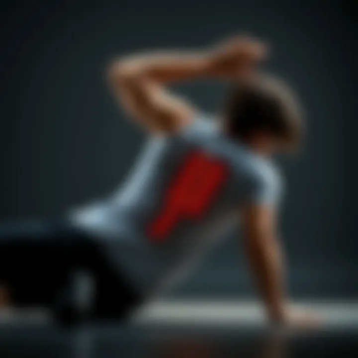 Illustration of spinal flexibility techniques