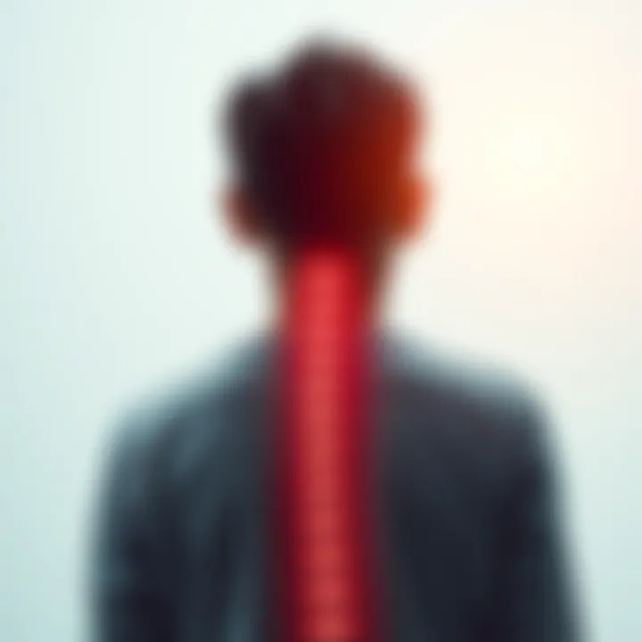 Diagram showing the connection between spine health and height