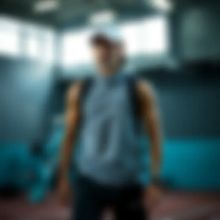 The Power of Nike in Athletic Performance A dynamic athlete showcasing Nike gear during an intense training session.