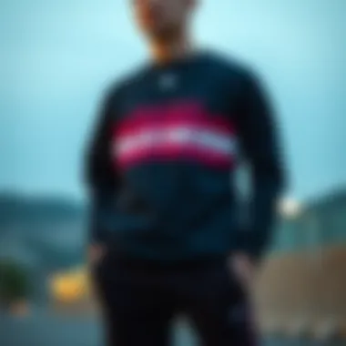 Stylish Skechers sweatshirt showcasing comfort and modern design