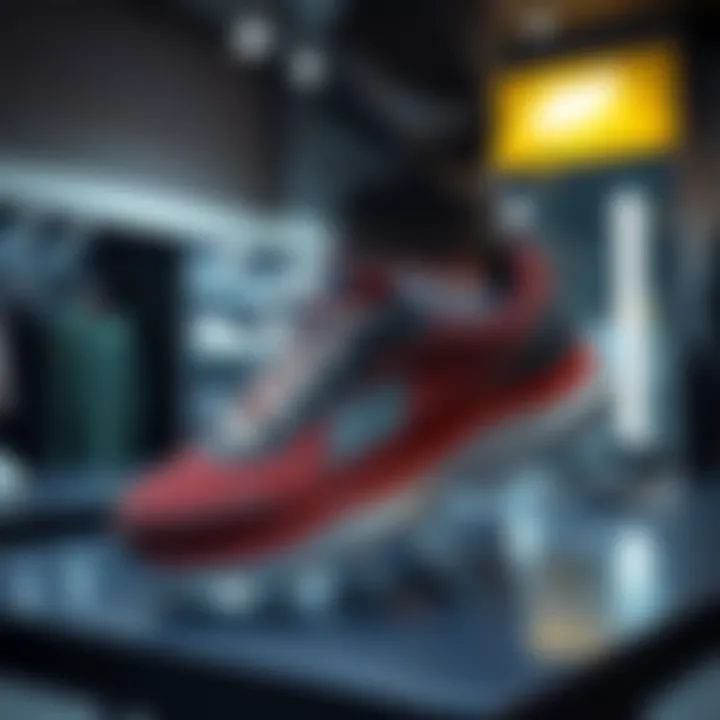 Skechers: Where Fashion Meets Functionality Fashionable Skechers designs displayed in a trendy boutique