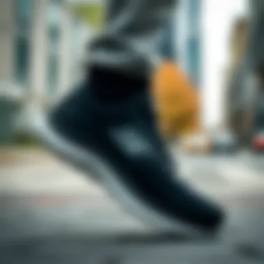 Skechers Memory Foam in an Urban Setting Skechers Memory Foam in urban environment