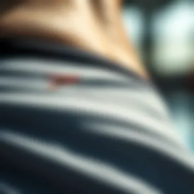 Close-up of Speedo fabric technology