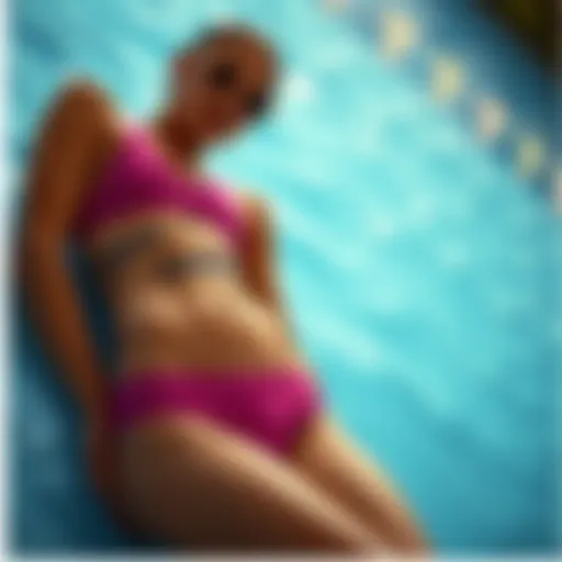 Speedo swimwear showcasing vibrant design