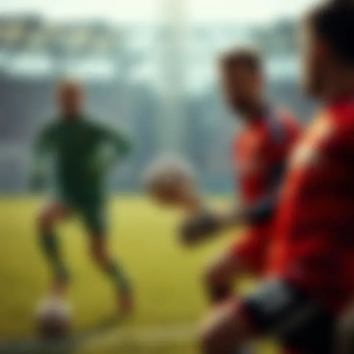 Historic match featuring renowned goalkeepers