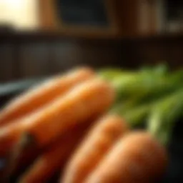 Carrots rich in Vitamin A