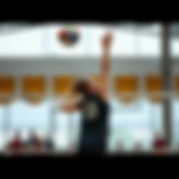 The Role of a Setter in Volleyball Illustration of a setter performing a set