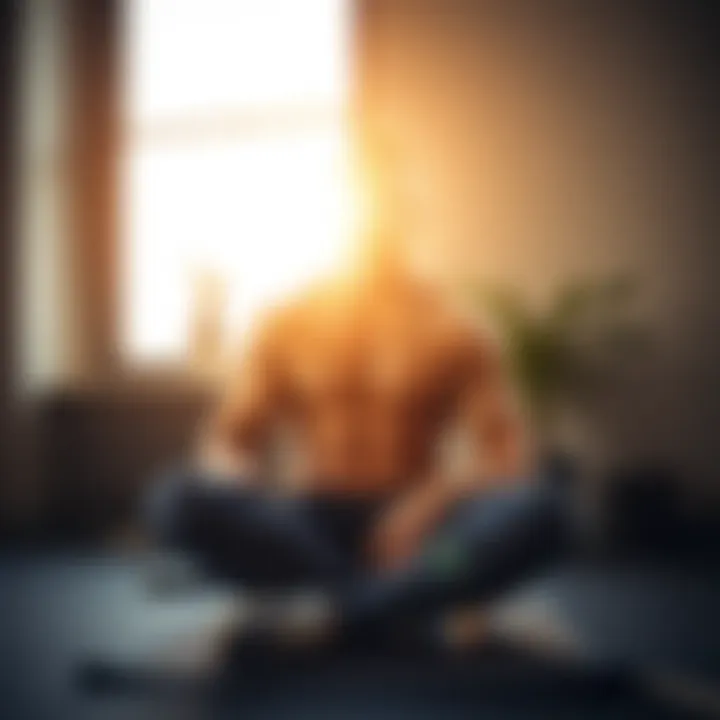 Mindfulness and meditation space highlighting mental wellness